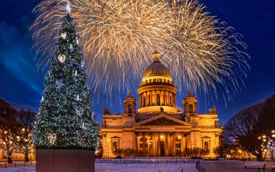 12 ресторанов, где отметить Новый год 2026 в Петербурге